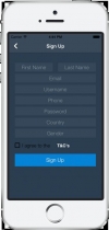 RegLog - iOS App Template With PHP Backend  Screenshot 3