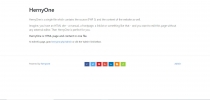 Hernyo One - Flat-file CMS PHP Screenshot 2