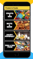 Protein - Vitamins Supplement  Android Source Code Screenshot 1