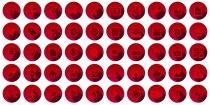 300 3D Red Web Communication Icons Set  Screenshot 2