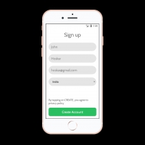 Pure React Native Symptoms Recording App Screenshot 1