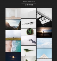 PhotoPortfolio PHP Script Screenshot 1