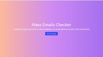 Asp.Net Mass eMails Checker Screenshot 1