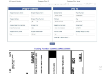 UPS Shipping API PHP Script Screenshot 2