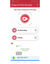 Background Video Recording - Android App Screenshot 3
