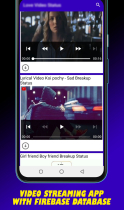 Video Streaming App with Admin App And Firebase Screenshot 1
