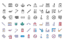 Tobacco Nature And Drugs Vector Icons Screenshot 2