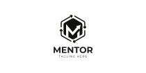 Mentor M Letter Logo Design Screenshot 2