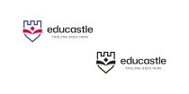 Educastle Logo Design Screenshot 2
