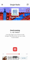 Android Radio - Single Radio Streaming App Screenshot 1
